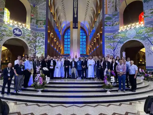 Participantes-Encuentro-TV-Catolicas-en-la-Basilica-de-Aparecida