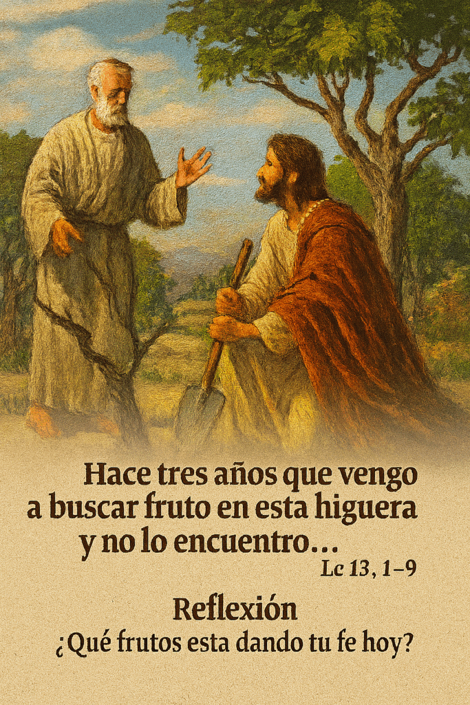 Lectura del Evangelio según San Lucas. (Lucas 13, 1-9).