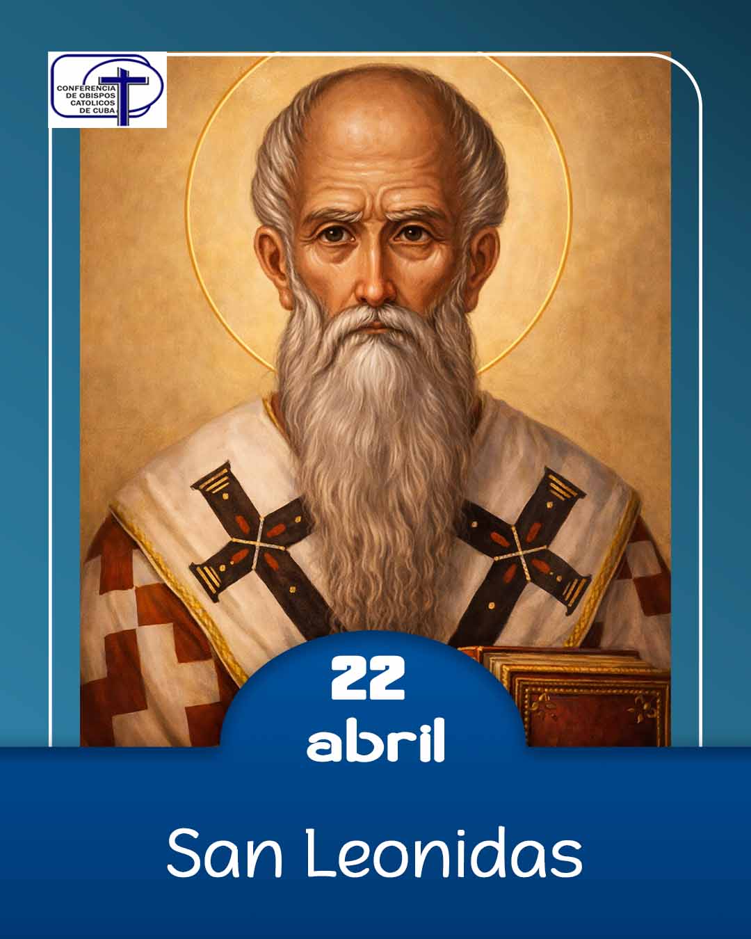 San Leónidas de Alejandría, 22 de abril.