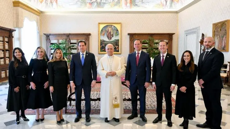 León XIV y Marco Rubio
