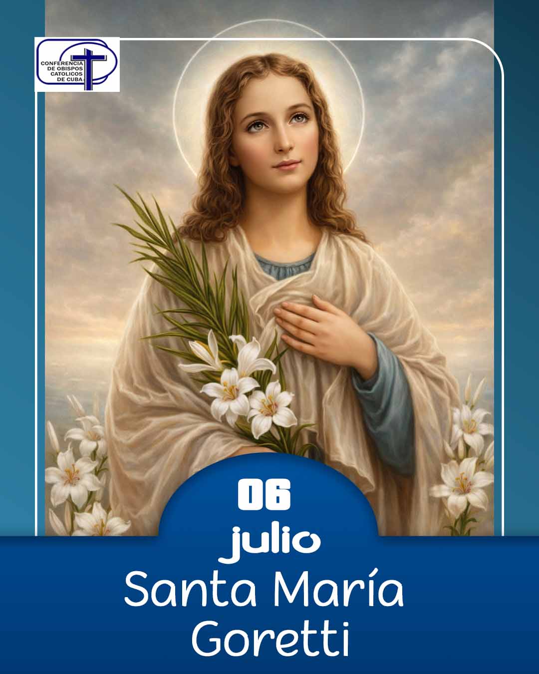 Santa María Goretti, 6 de julio.