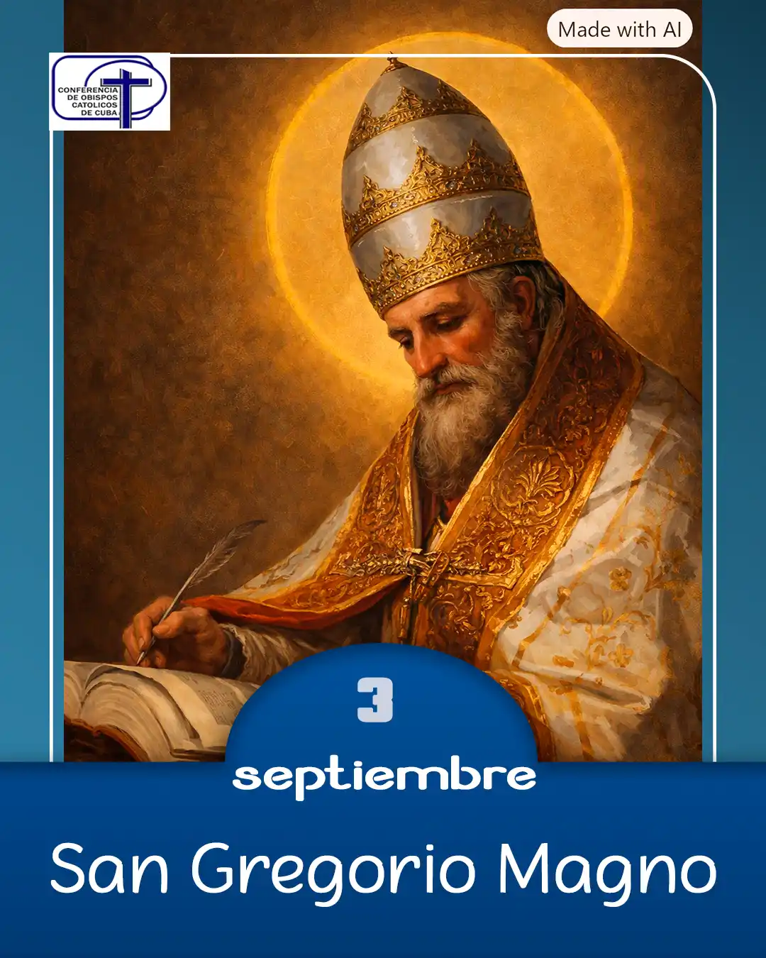 San Gregorio Magno, 3 de septiembre.