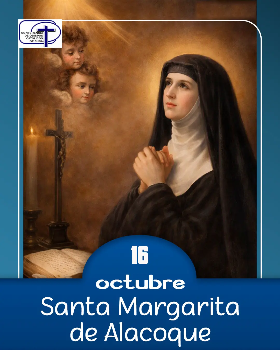 Santa Margarita de Alacoque, 16 de octubre.