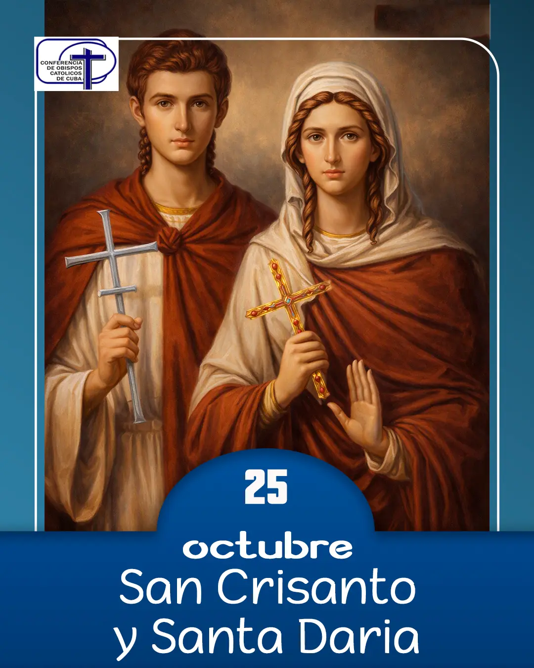 Santos Crisanto y Daría.